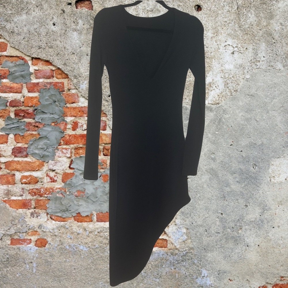 Free people asymmetrical witchy bodycon “birthday” dress